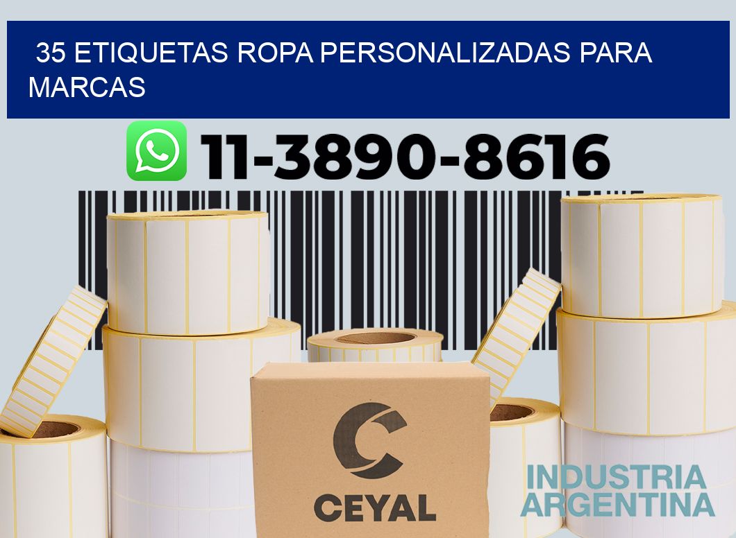 35 Etiquetas ropa personalizadas para marcas