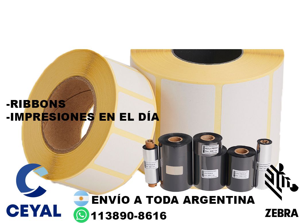 54030 etiquetas térmicas para serie zebra 421 premium