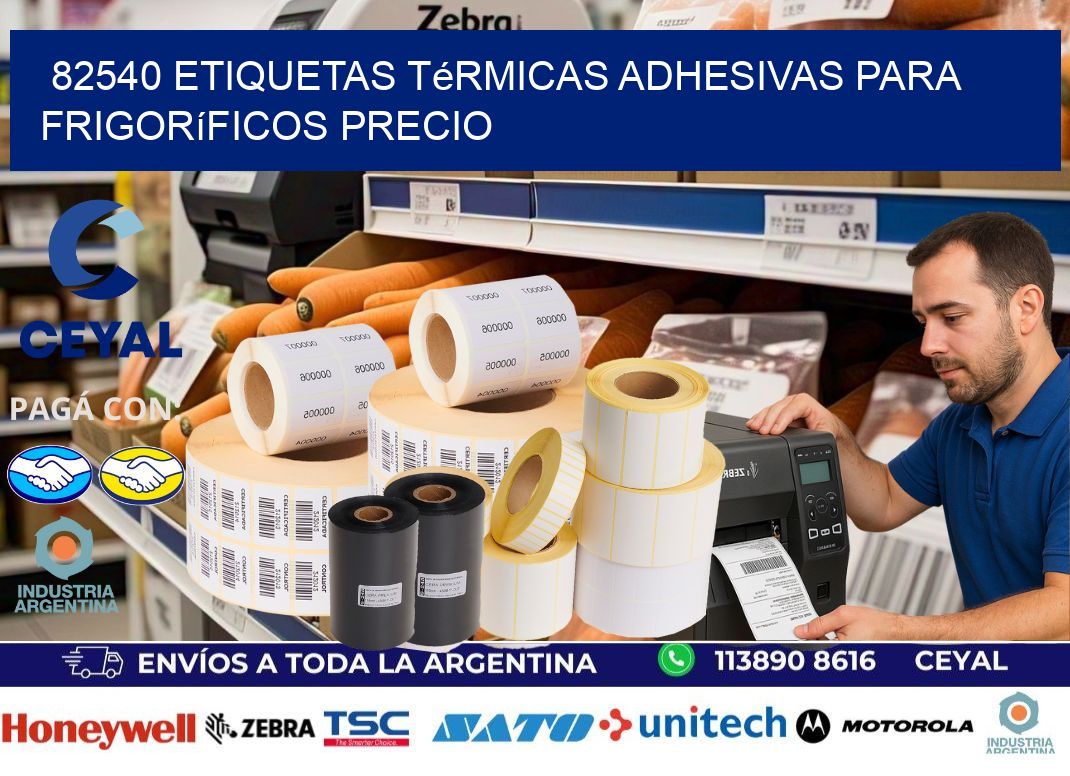 82540 etiquetas térmicas adhesivas para frigoríficos precio