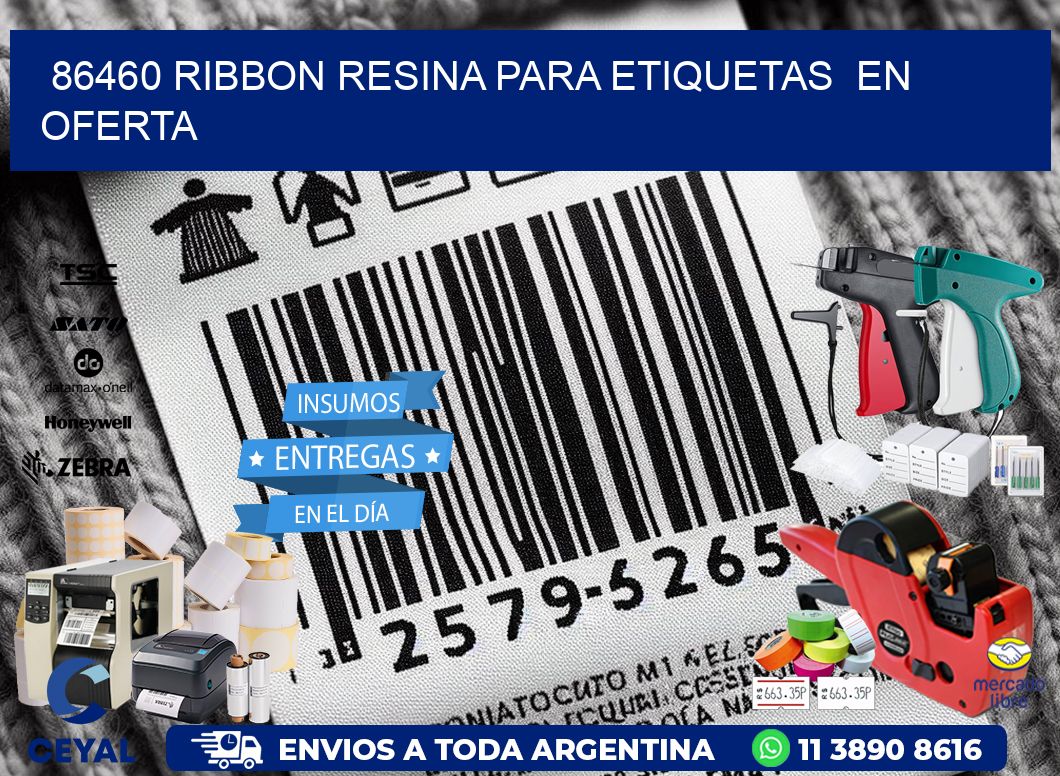 86460 ribbon resina para etiquetas en oferta