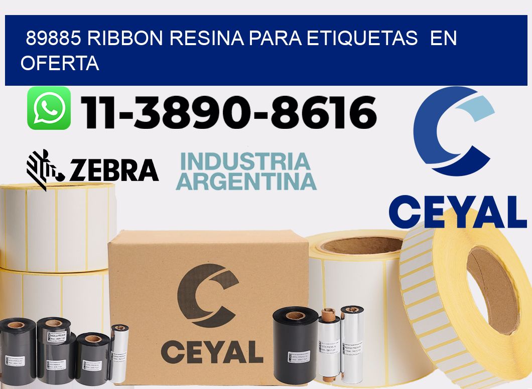 89885 ribbon resina para etiquetas  en oferta