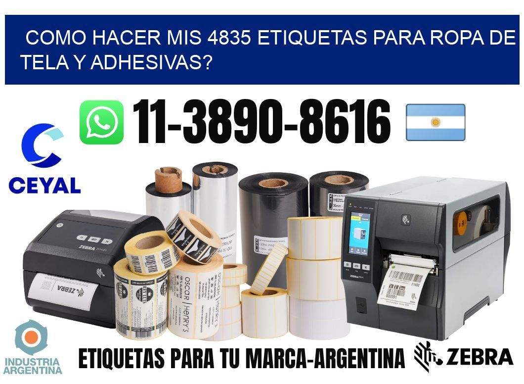 como hacer mis 4835 etiquetas para ropa de tela y adhesivas?