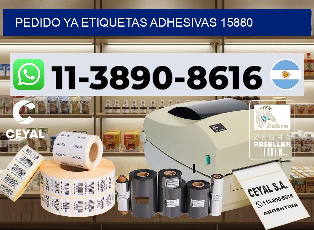 pedido ya etiquetas adhesivas 15880