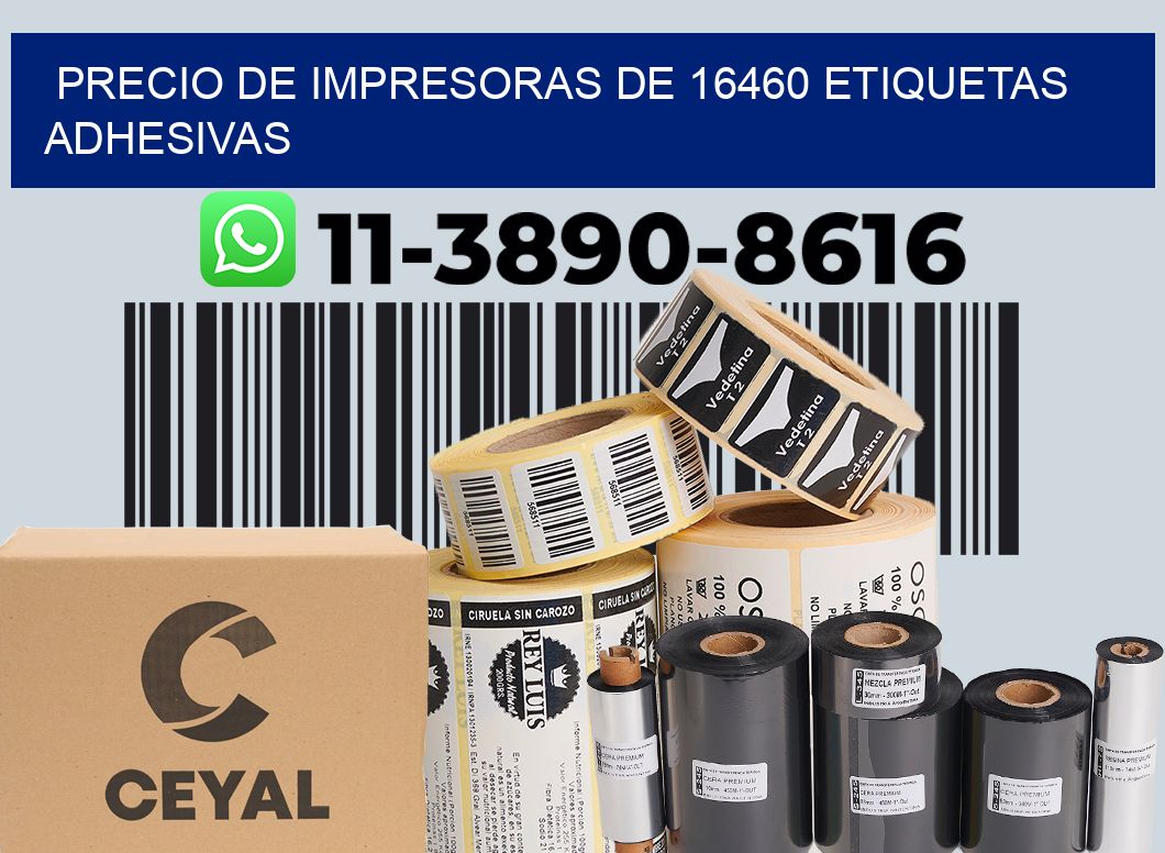 precio de impresoras de 16460 etiquetas adhesivas