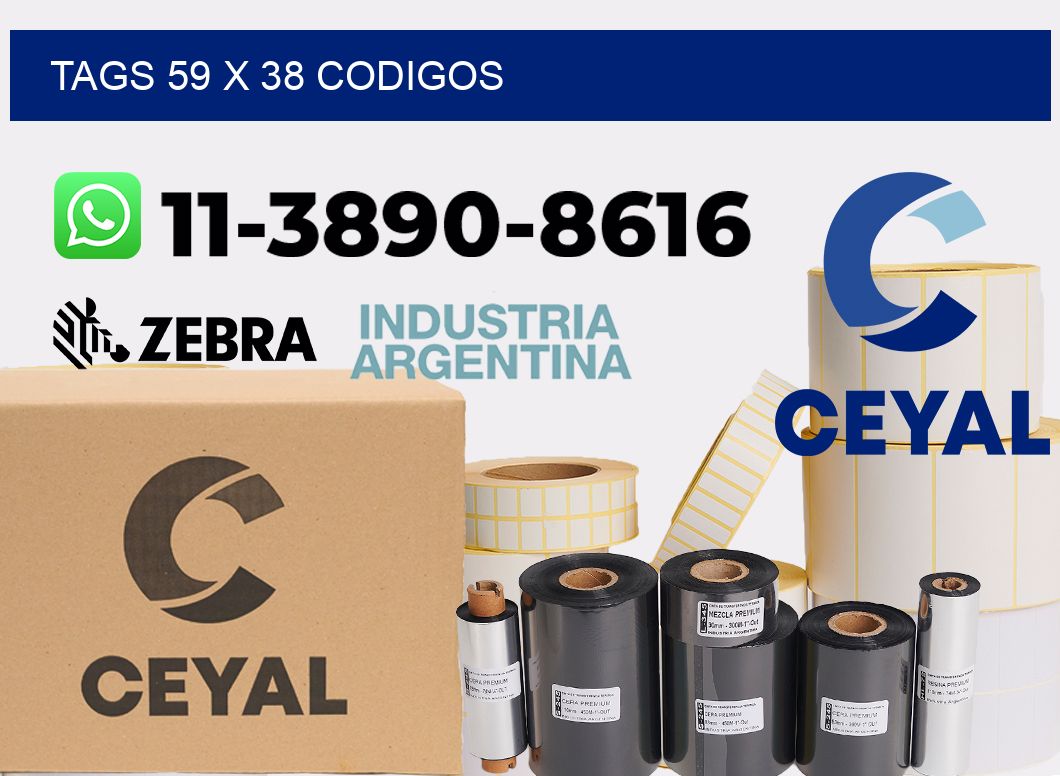 tags 59 x 38 codigos