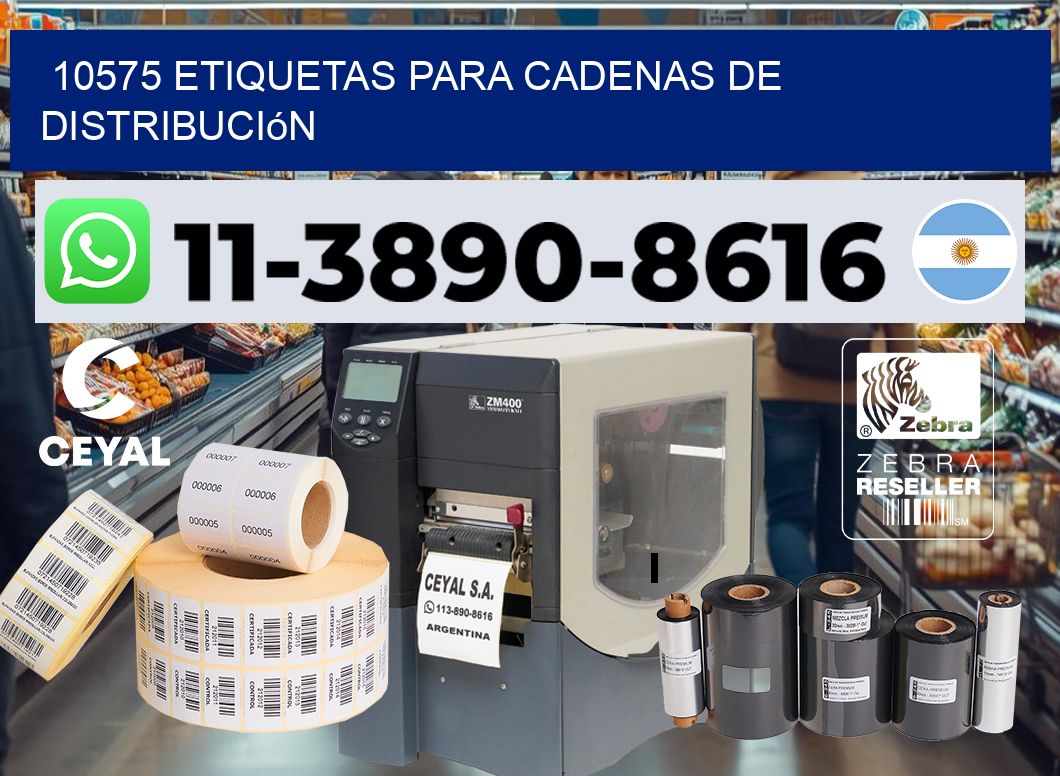 10575 Etiquetas para cadenas de distribución