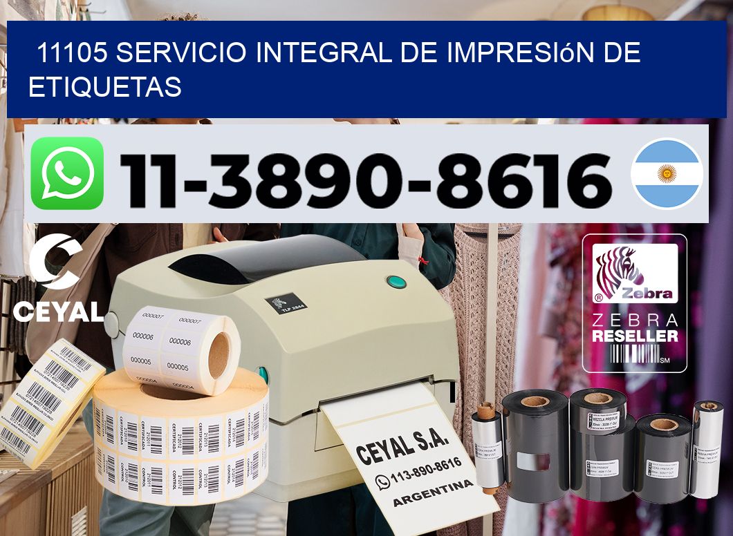 11105 Servicio integral de impresión de etiquetas
