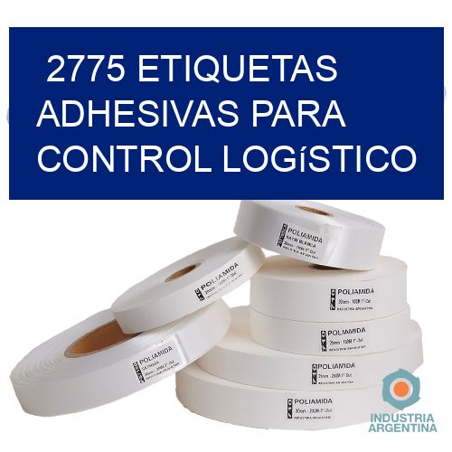 2775 Etiquetas adhesivas para control logístico