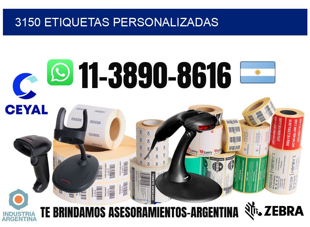 3150 etiquetas personalizadas