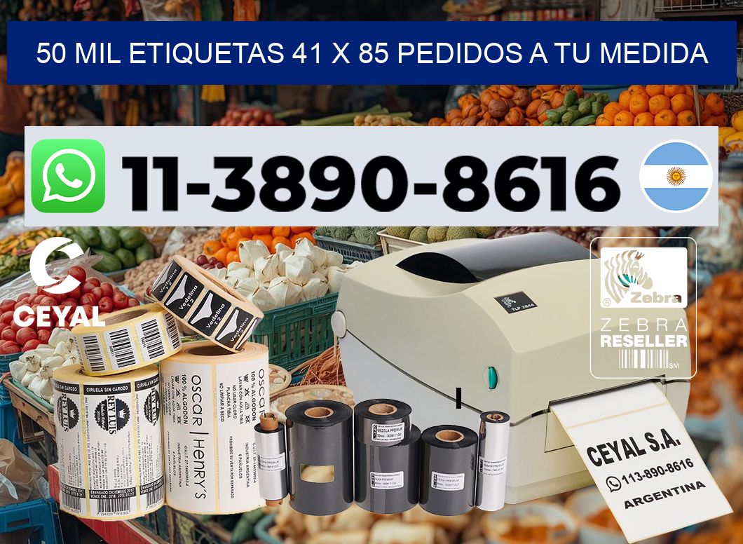 50 mil etiquetas 41 x 85 Pedidos a tu medida