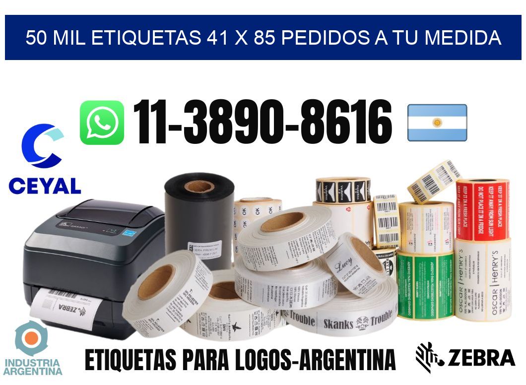 50 mil etiquetas 41 x 85 Pedidos a tu medida
