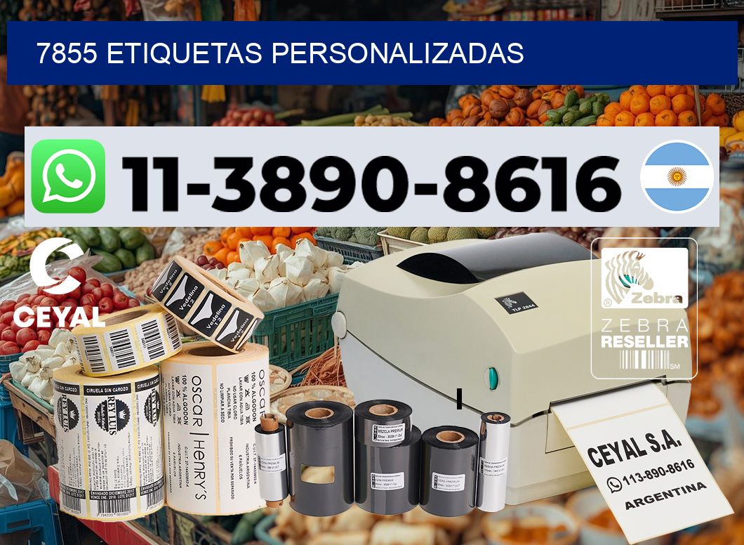 7855 etiquetas personalizadas