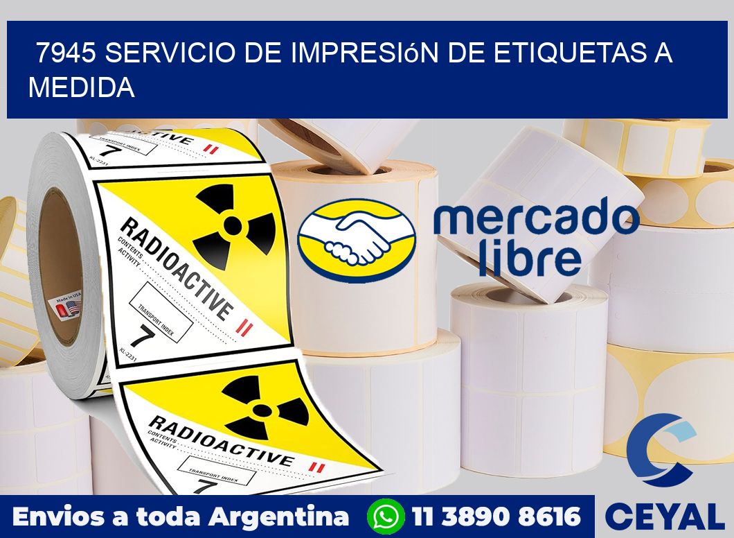 7945 Servicio de impresión de etiquetas a medida