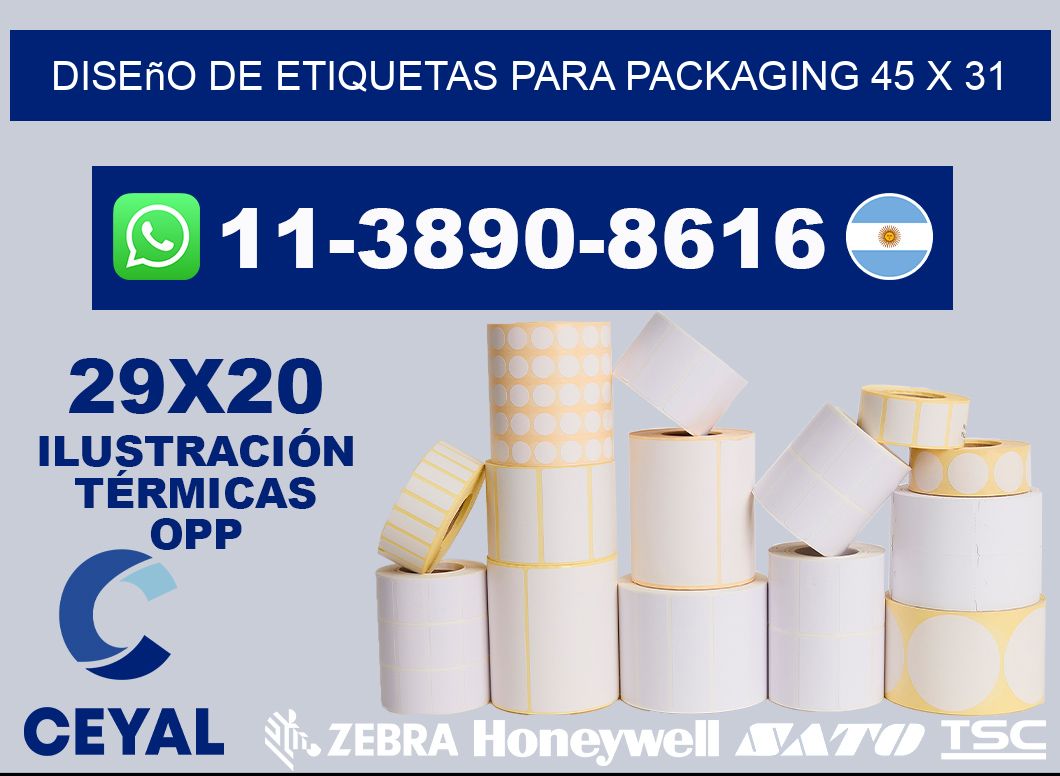 diseño de etiquetas para packaging 45 x 31