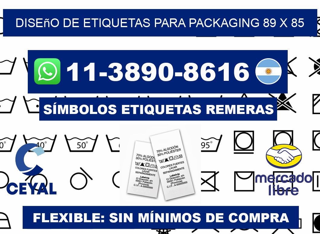 diseño de etiquetas para packaging 89 x 85