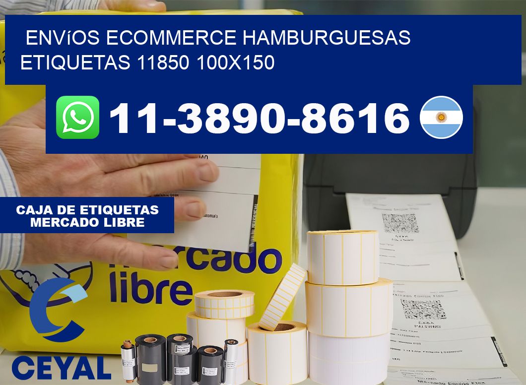 Envíos Ecommerce hamburguesas etiquetas 11850 100×150
