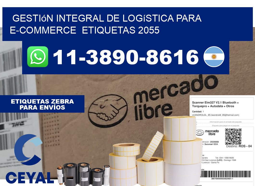 Gestión integral de logística para e-commerce  etiquetas 2055