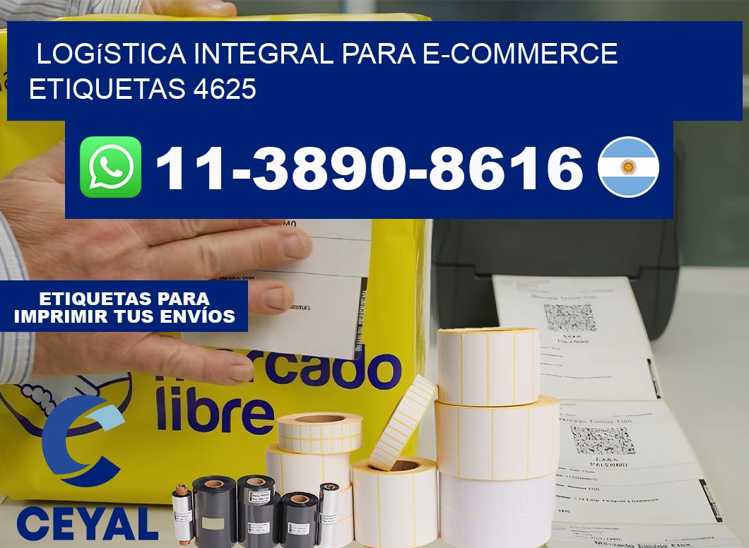 Logística integral para e-commerce  etiquetas 4625