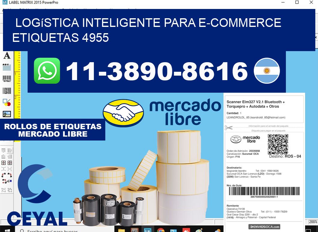 Logística inteligente para e-commerce  etiquetas 4955