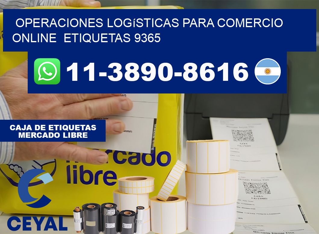 Operaciones logísticas para comercio online  etiquetas 9365