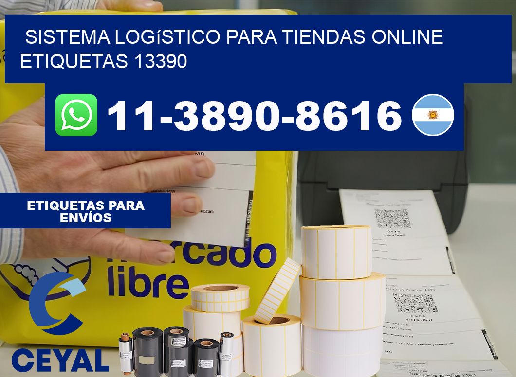 Sistema logístico para tiendas online  etiquetas 13390