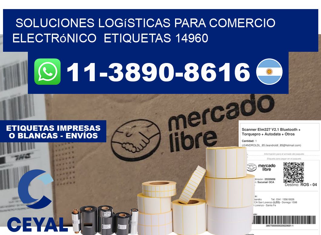 Soluciones logísticas para comercio electrónico  etiquetas 14960