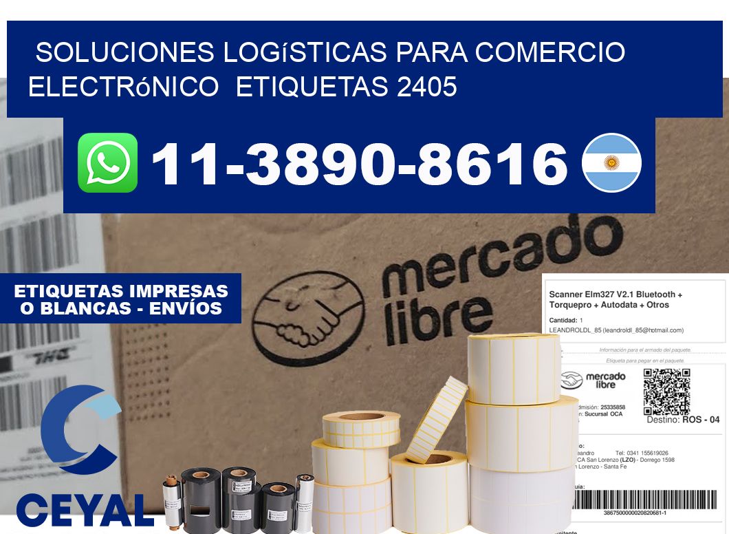 Soluciones logísticas para comercio electrónico etiquetas 2405