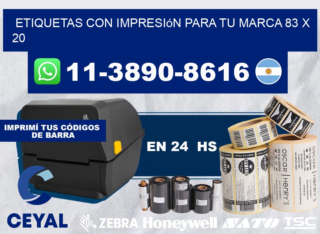 etiquetas con impresión para tu marca 83 x 20