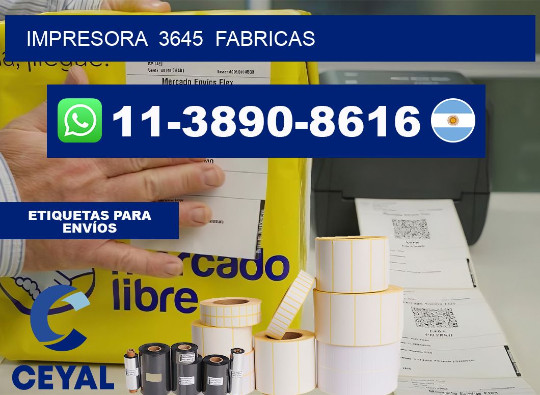 impresora 3645 fabricas