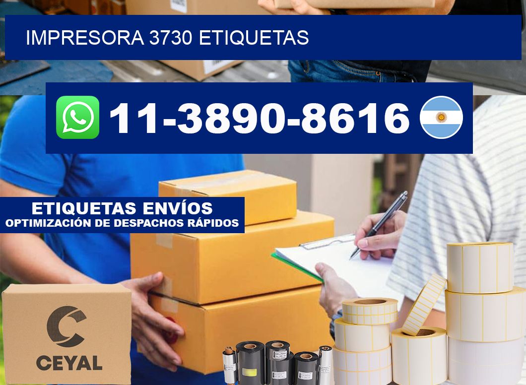impresora 3730 etiquetas