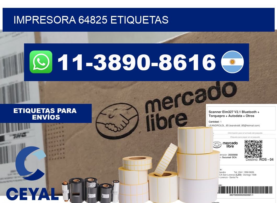 impresora 64825 etiquetas