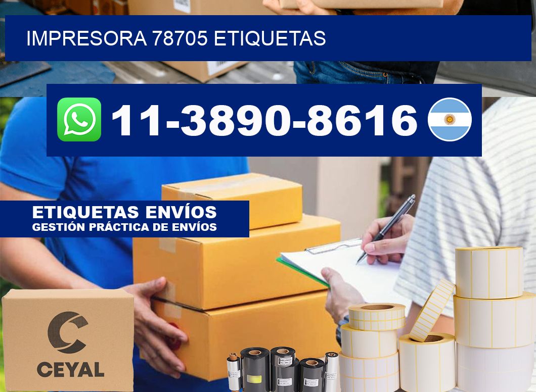 impresora 78705 etiquetas