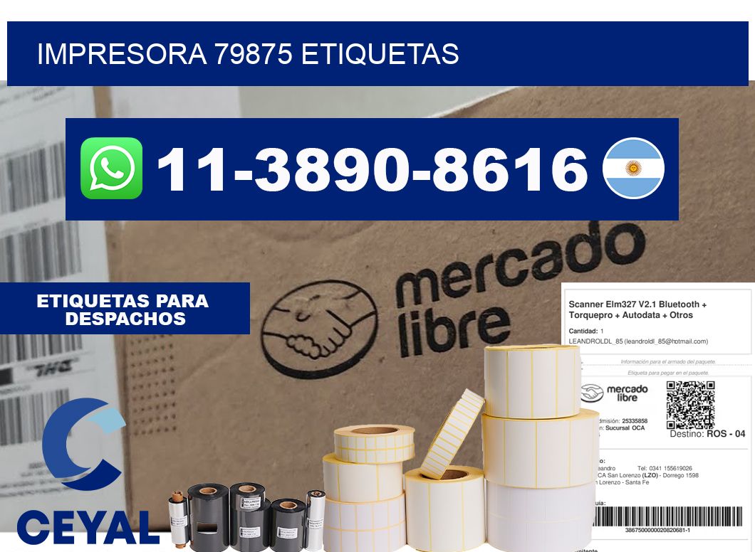 impresora 79875 etiquetas