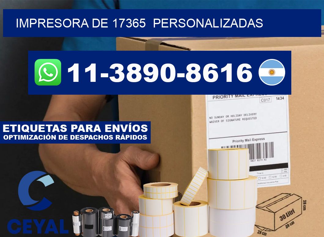 impresora de 17365  personalizadas