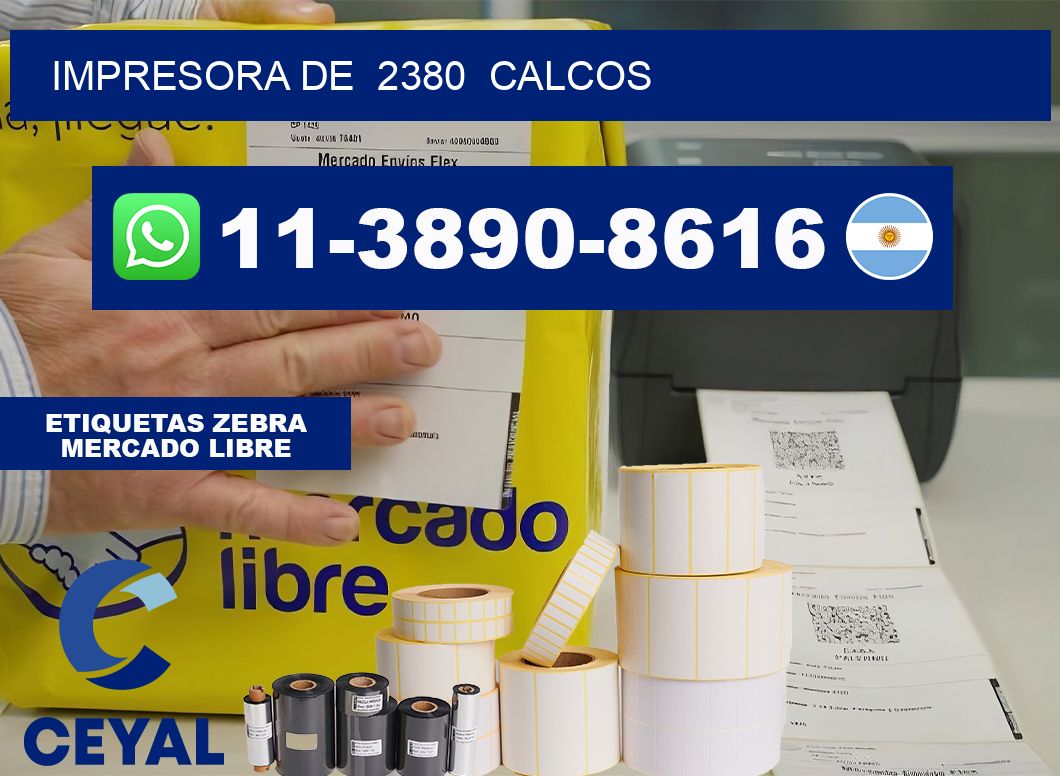 impresora de 2380 calcos