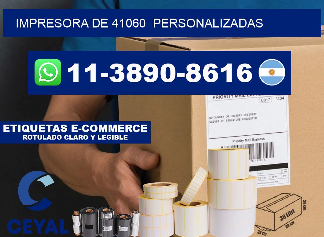 impresora de 41060  personalizadas