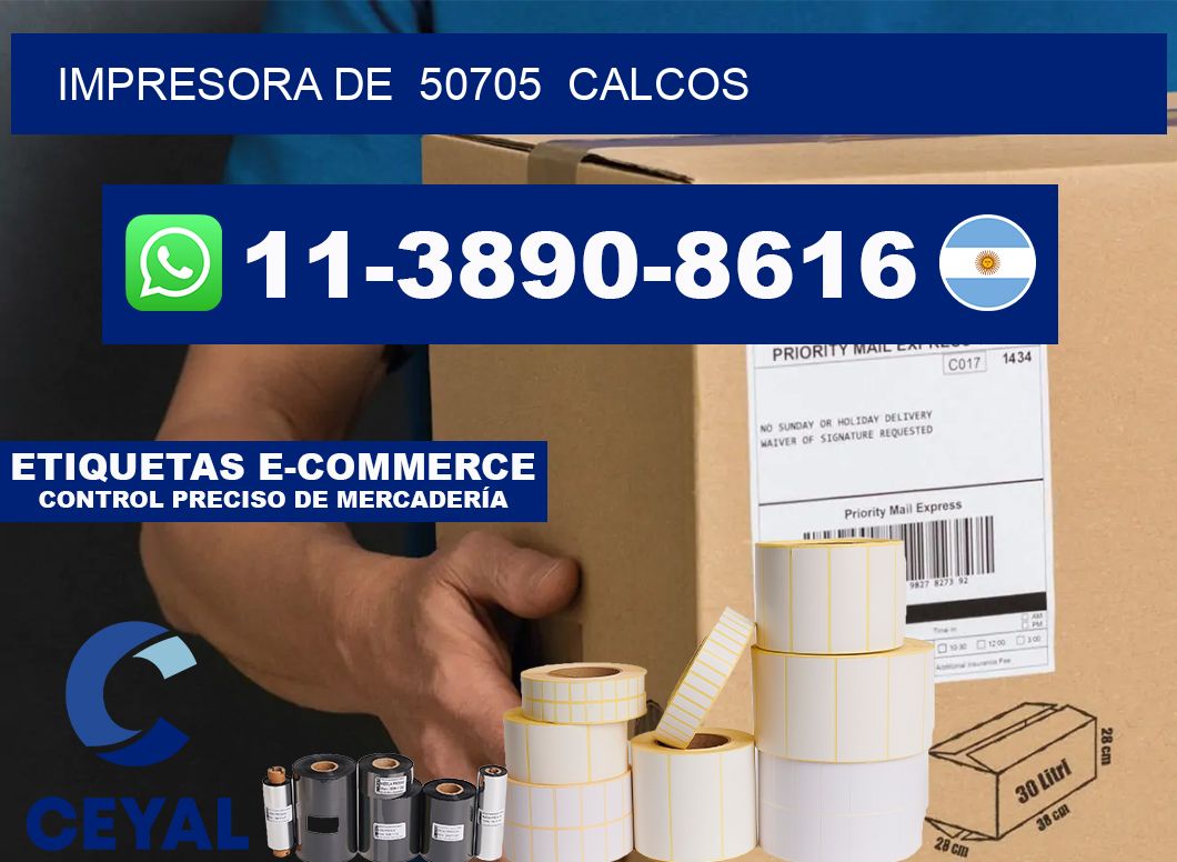 impresora de  50705  calcos