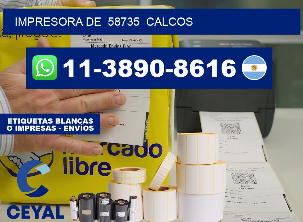 impresora de  58735  calcos