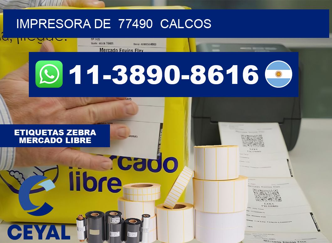 impresora de  77490  calcos