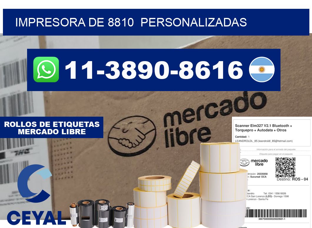 impresora de 8810  personalizadas