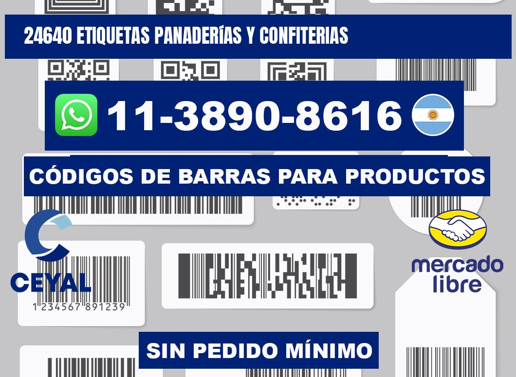 24640 etiquetas panaderías y confiterias