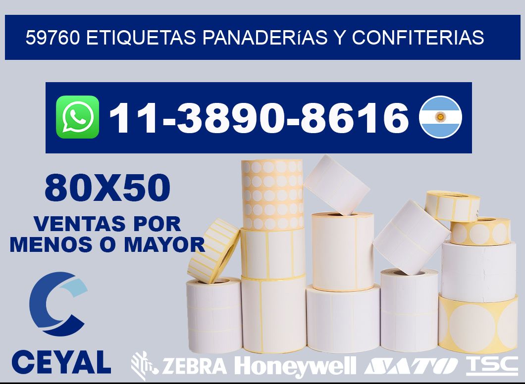 59760 etiquetas panaderías y confiterias