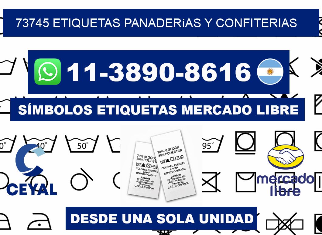 73745 etiquetas panaderías y confiterias