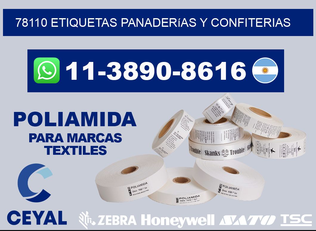 78110 etiquetas panaderías y confiterias