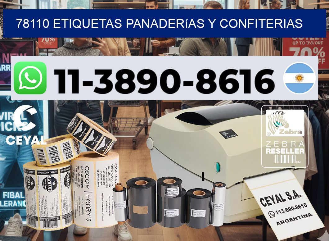 78110 etiquetas panaderías y confiterias