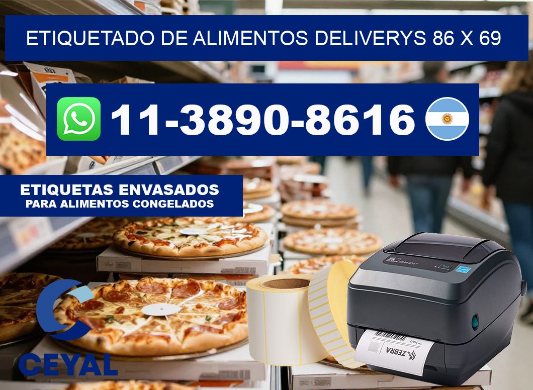 Etiquetado de alimentos deliverys 86 x 69