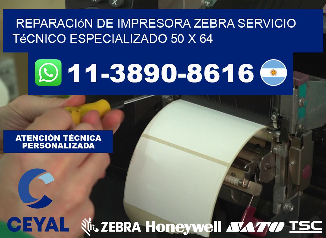 Reparación de Impresora Zebra Servicio Técnico Especializado 50 x 64