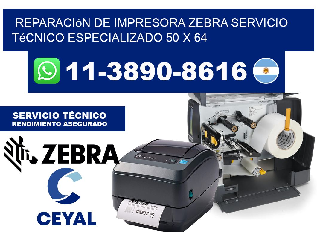 Reparación de Impresora Zebra Servicio Técnico Especializado 50 x 64