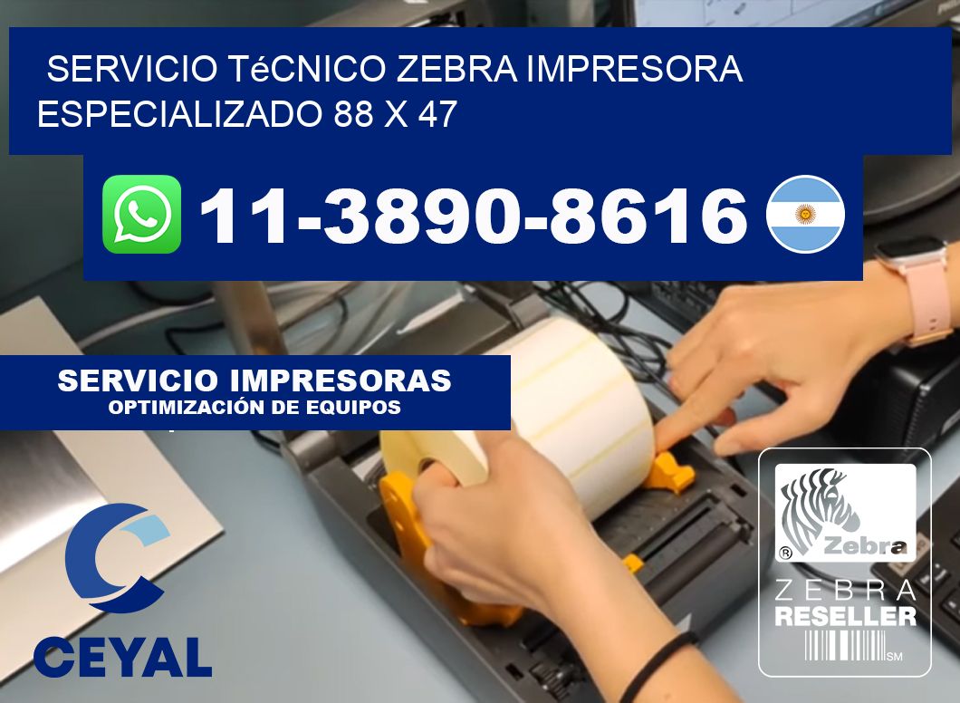 Servicio Técnico Zebra Impresora Especializado 88 x 47
