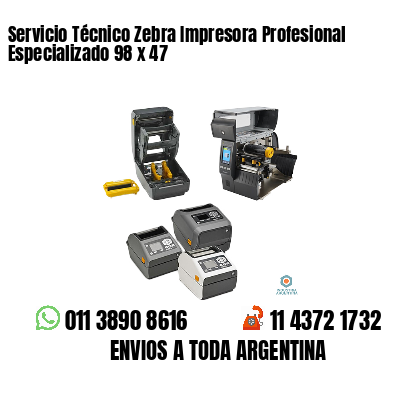 Servicio Técnico Zebra Impresora Profesional Especializado 98 x 47
